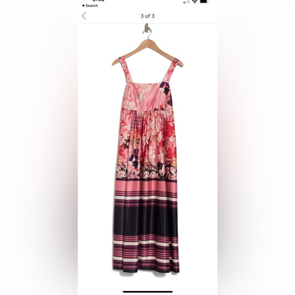 Stitchdrop Maui Paisley Sleeveless  A-Line Beautiful Silky Smooth Fabric… - Picture 3 of 6